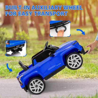 Qaba 12V Kids Ride on Truck, Chevrolet Silverado EV RST Licensed Electric Car with Parent Remote