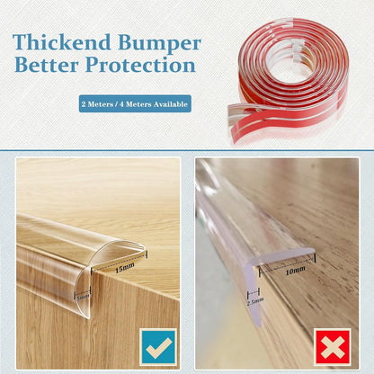 Edge Protector Baby Proofing Corner Protectors Silicone Desk Edge Cushion Child Safety Edge Covers