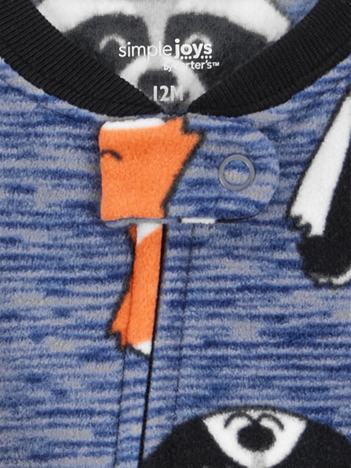 Simple Joys by Carter's Toddlers and Baby Boys' Loose-Fit Flame Resistant Fleece Footed Pajamas