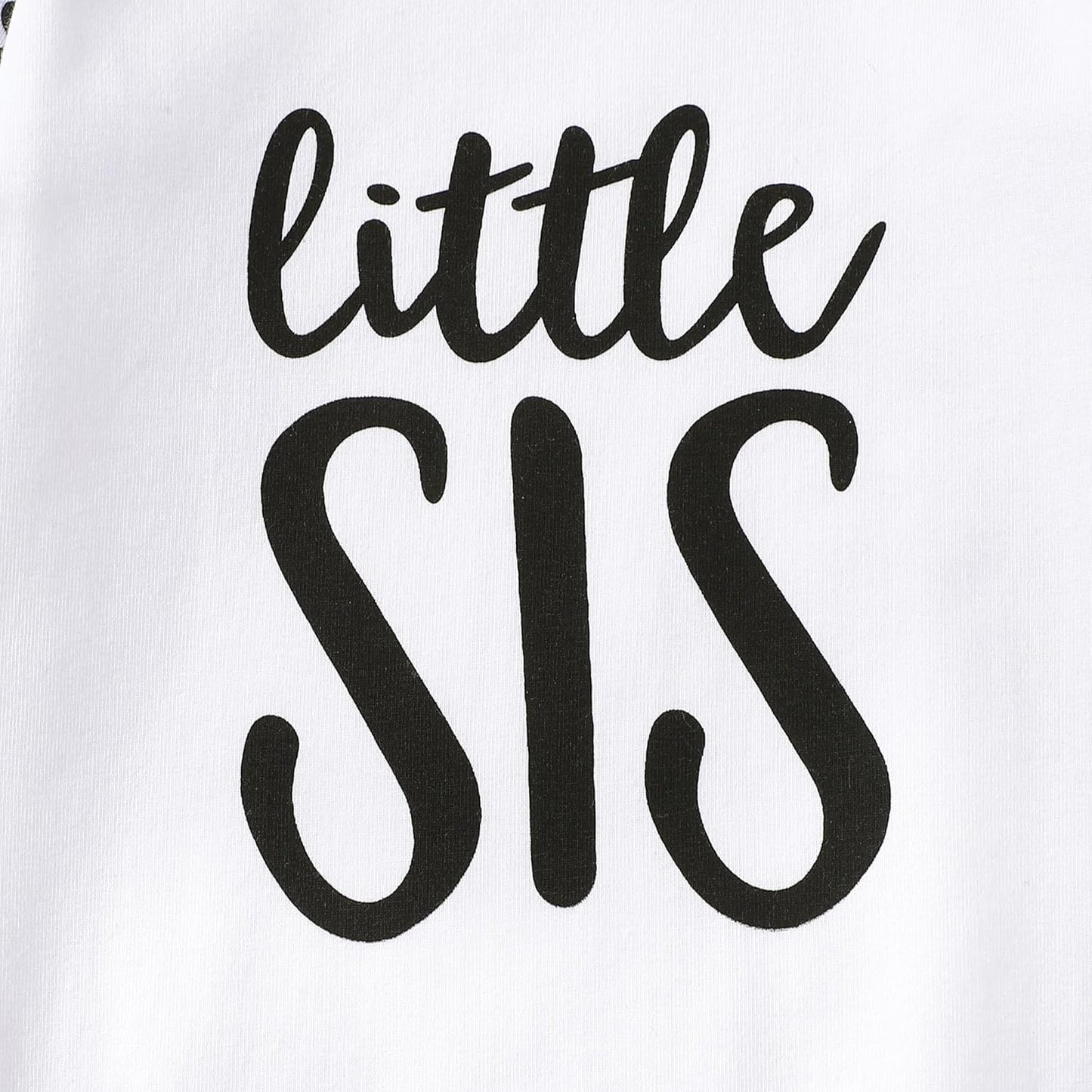 AMAWMW Newborn Baby Girl Little Sister Sleeper Gown Stripe Long Sleeve Nightgown Pajamas Gifts