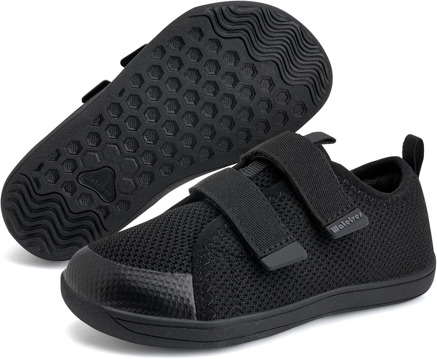WateLves Toddler Little Kids Wide Barefoot Shoes The First Walking Shoes Girls Boys Breathable Zero