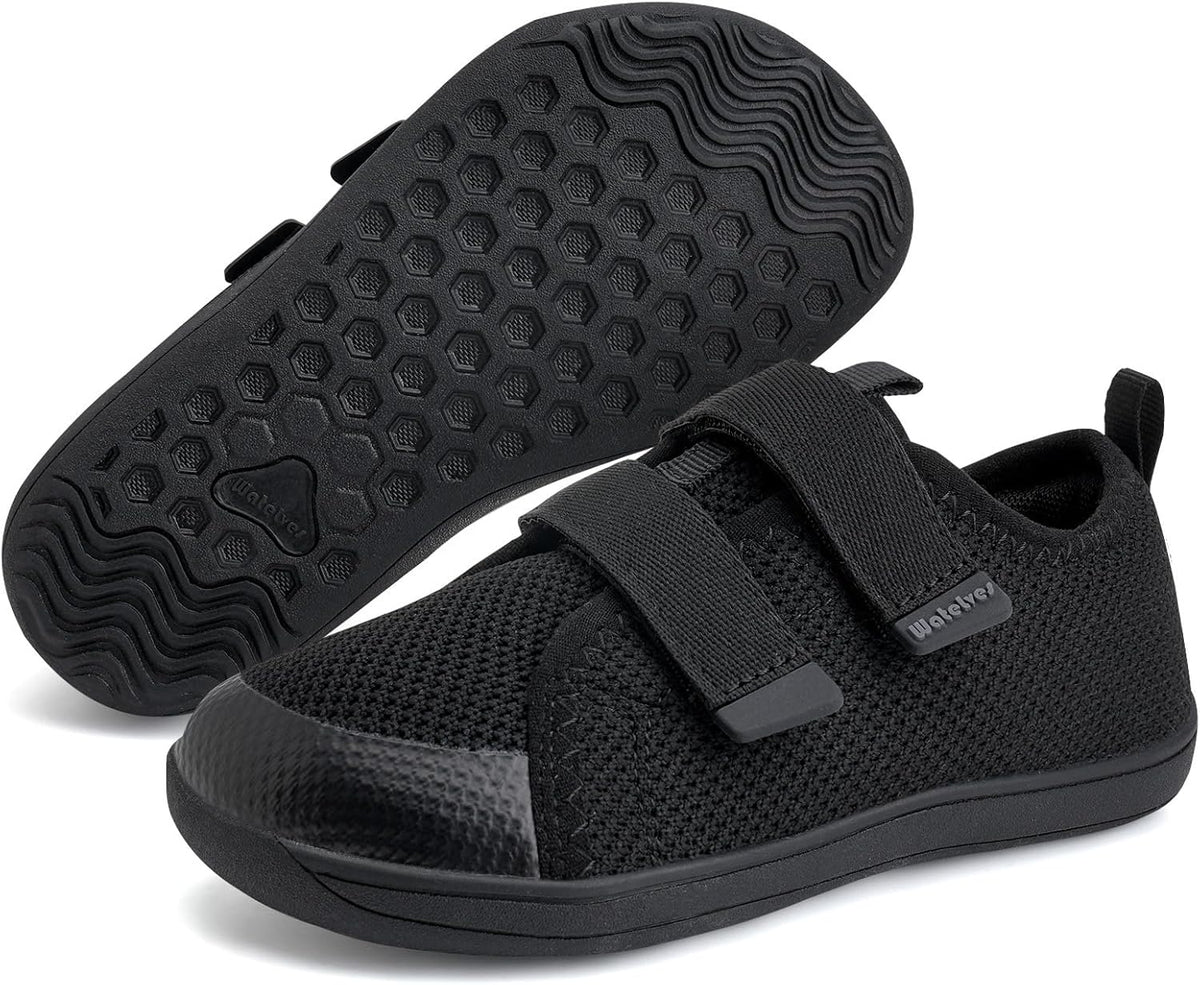 WateLves Toddler Little Kids Wide Barefoot Shoes The First Walking Shoes Girls Boys Breathable Zero