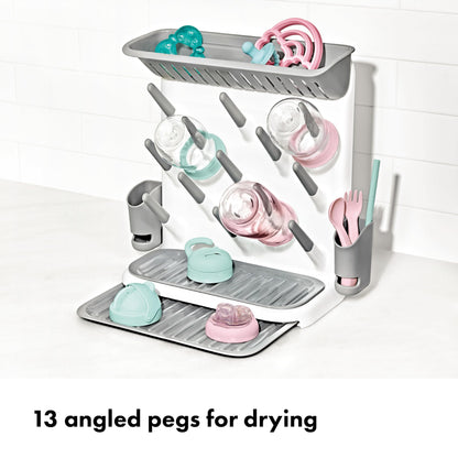 Expandable Drying Rack for Baby Bottles, Saves Counter Space, Fits Newborn and Breastfeeding