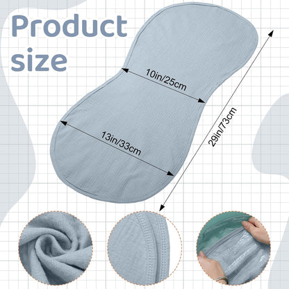 3 Pcs Changing Pad Liners Fits in Peanut Shape Changing Pad Waterproof Diaper Mats Organic Cotton