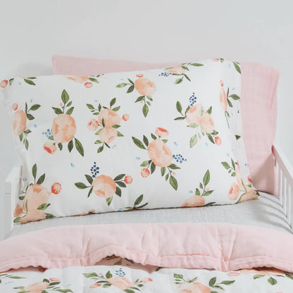 Little Unicorn Standard Pillowcase 2 Pack | Super Soft & Breathable Muslin Fabric | Snug Envelope