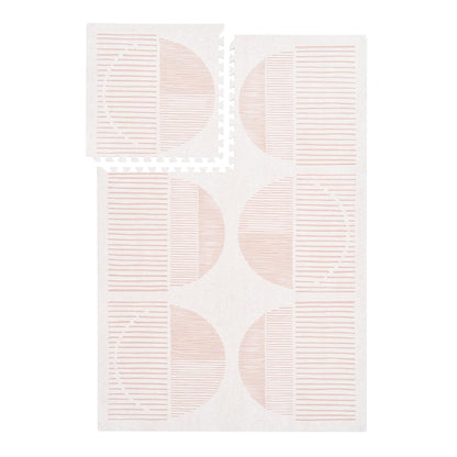Premium Exercise & Baby Foam Play Mats - Stylish & Large Non-Toxic Odorless Floor Mat - 6 Tiles