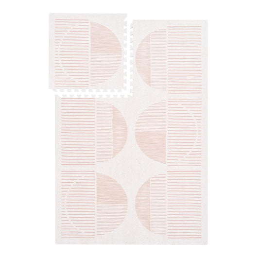 Premium Exercise & Baby Foam Play Mats - Stylish & Large Non-Toxic Odorless Floor Mat - 6 Tiles