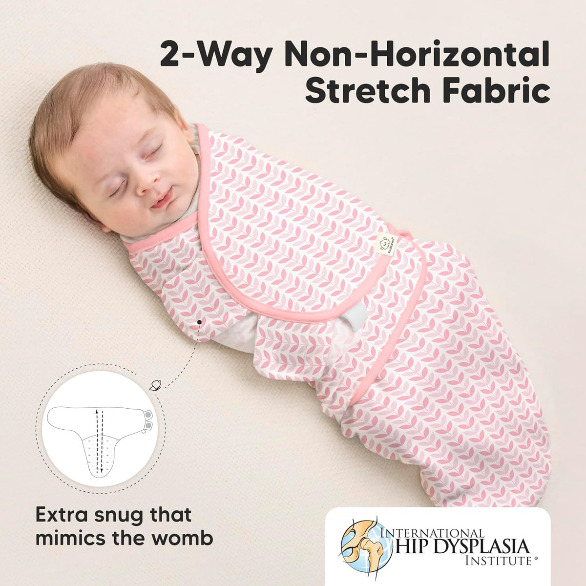 3-Pack Organic Baby Swaddle Sleep Sacks - Swaddles for Newborns, Infant 3-6 Months, Baby Girls