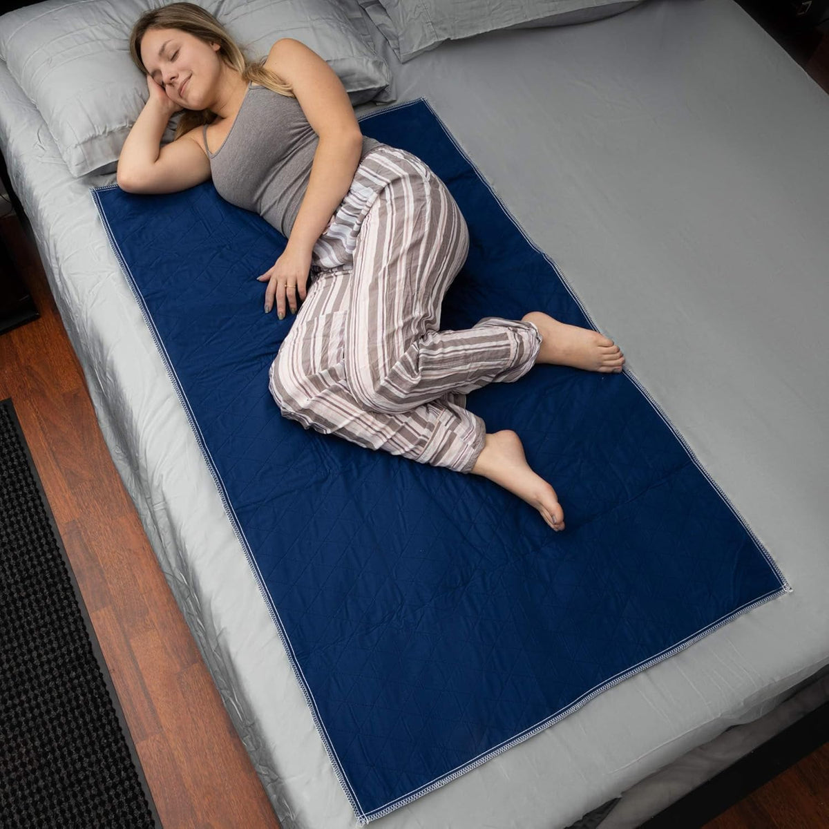Inspire Waterproof Mattress Protector, Dark Colored to Hide Stains, Extra Large 34 x 54, Quilted