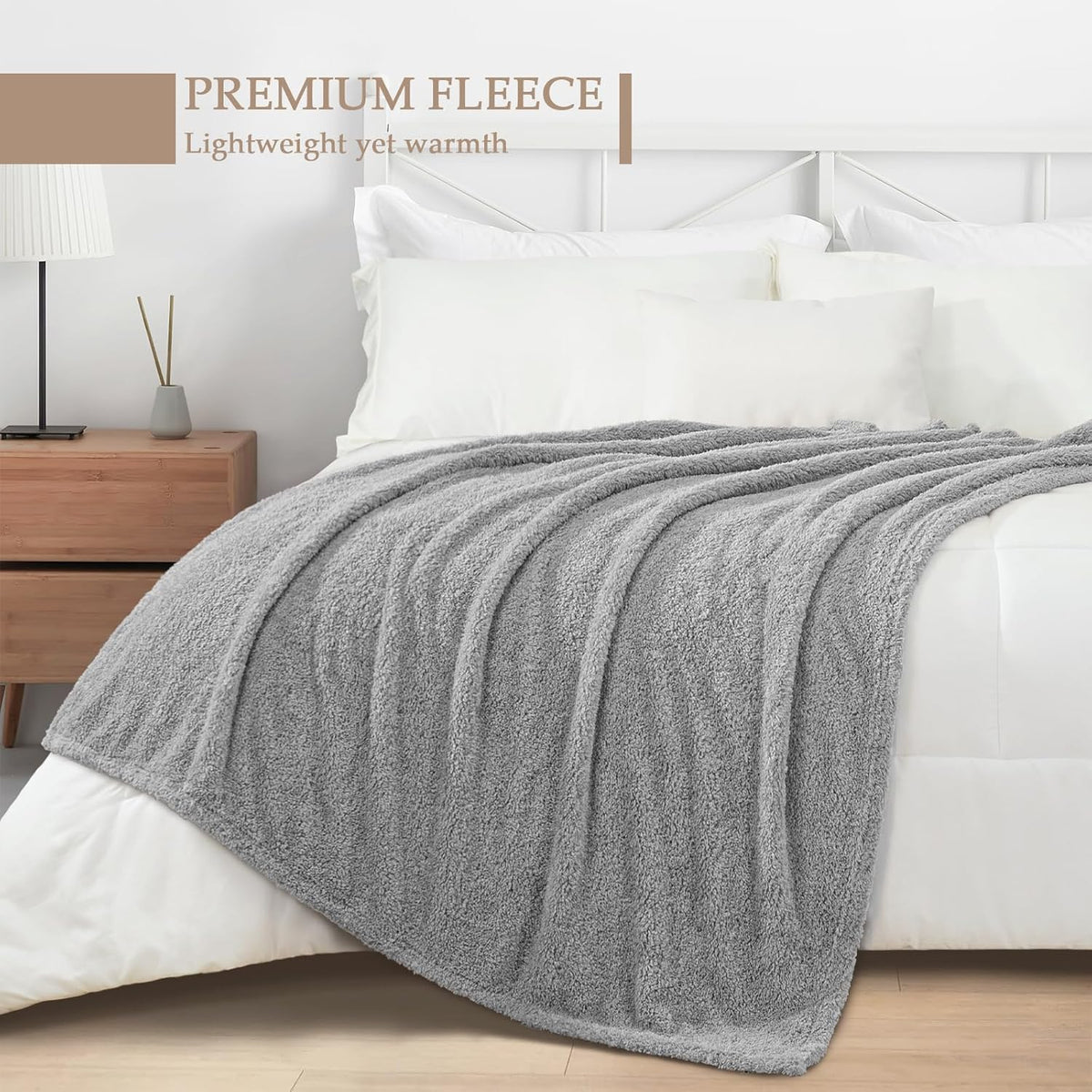 Exclusivo Mezcla Fleece Blanket for Couch, Soft and Cozy King Blankets for Women Men Girls Kids