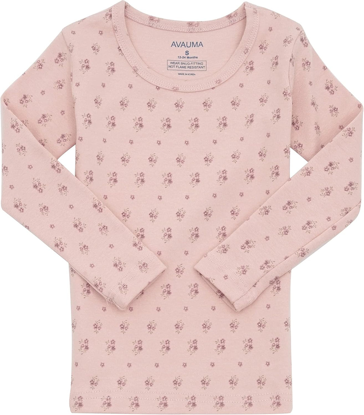 AVAUMA Baby Boys Girls Pajama Set 6M-7T Kids Cute Toddler Snug fit Pattern Design Pjs Cotton