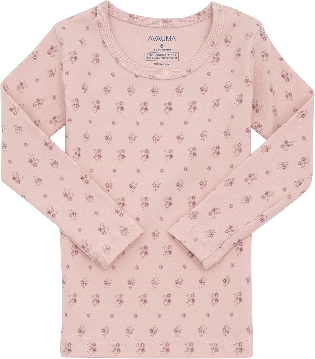 AVAUMA Baby Boys Girls Pajama Set 6M-7T Kids Cute Toddler Snug fit Pattern Design Pjs Cotton