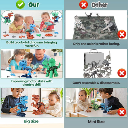 Laradola Dinosaur Toys for 3 4 5 6 7 8 Year Old Boys, Take Apart Dinosaur Toys for Kids 3-5 5-7