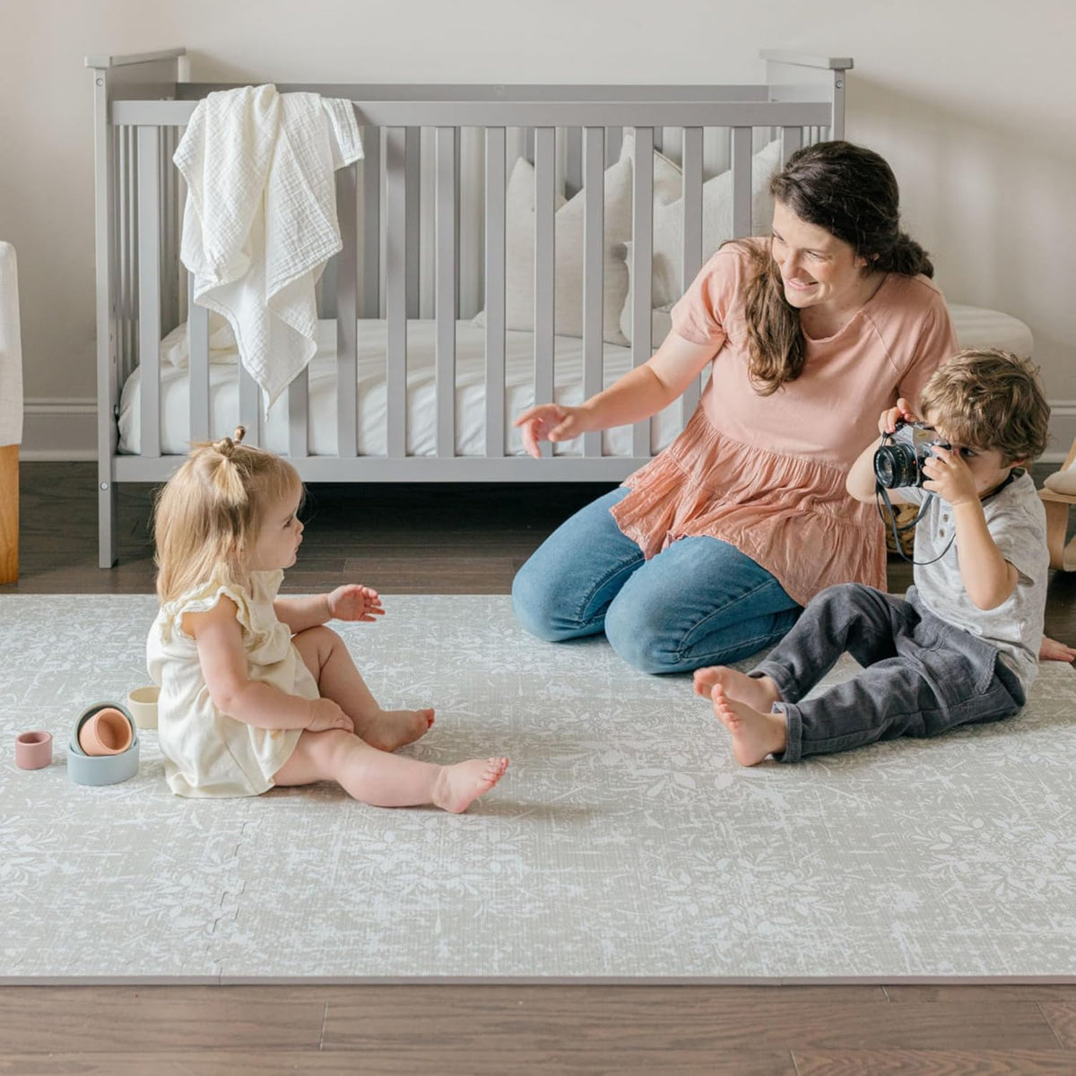 Baby Play Mats for Floor - Eden (4x6ft) - Premium EVA Foam Play Mat for Babies & Toddlers - Perfect