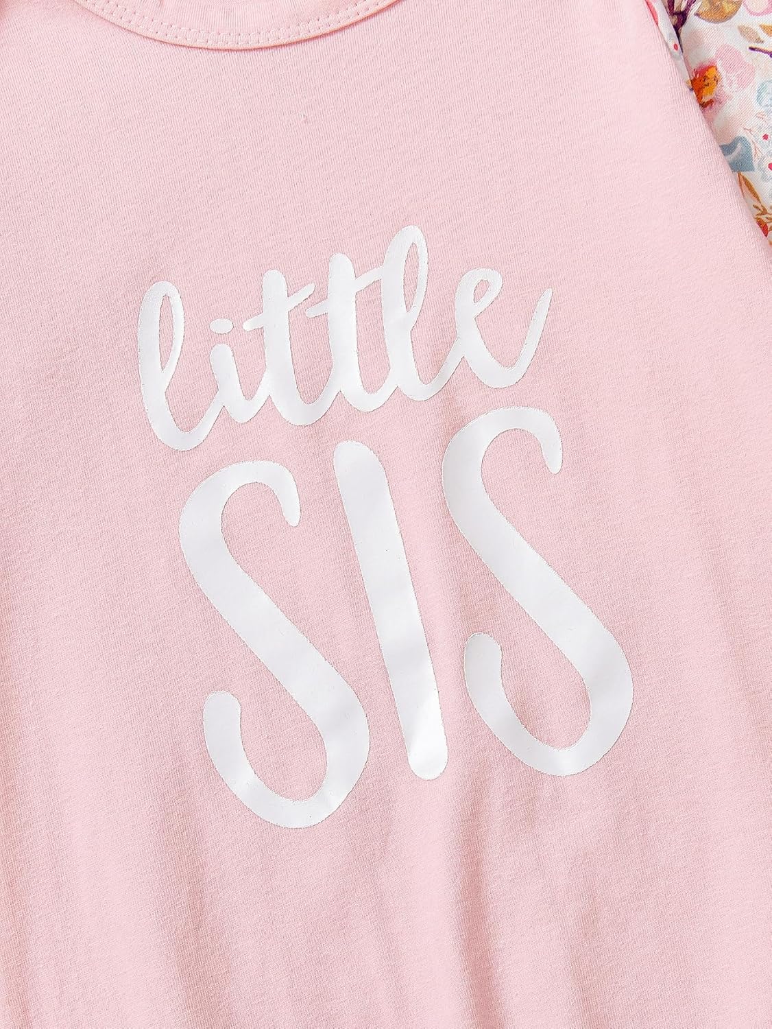AMAWMW Newborn Baby Girl Little Sister Sleeper Gown Stripe Long Sleeve Nightgown Pajamas Gifts