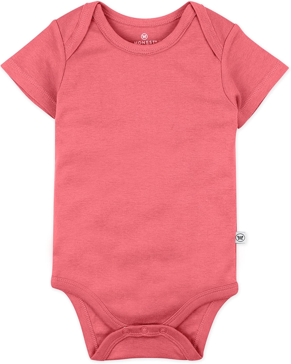 HonestBaby unisex-baby 10-pack Short Sleeve Bodysuits One-piece 100% Organic Cotton for Infant Baby