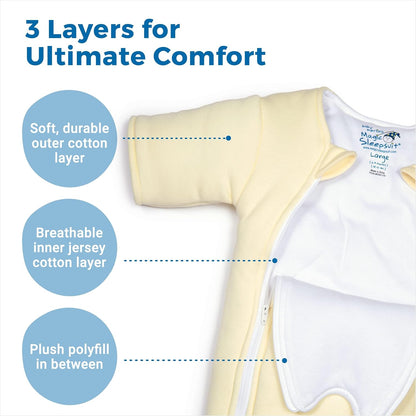Magic Sleepsuit Baby Merlin's Bamboo/Cotton Baby Swaddle Transition Product - Soft and Cozy Design