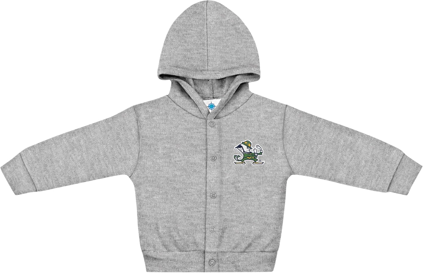 Creative Knitwear College Baby Snap Hooded Jacket - Team Logo, Multiple Colors, for Boys & Girls