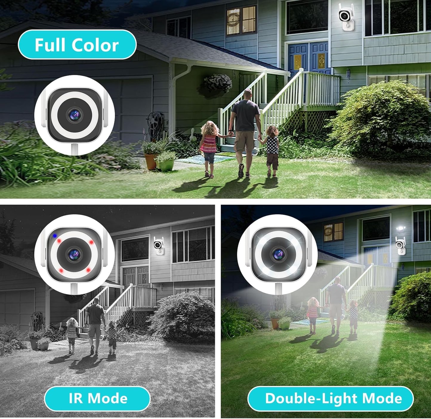 5G Outdoor/Indoor Security Camera,1080P Baby Monitor Cameras for Bedroom/Elder/Dog/Pet Camera,IP66