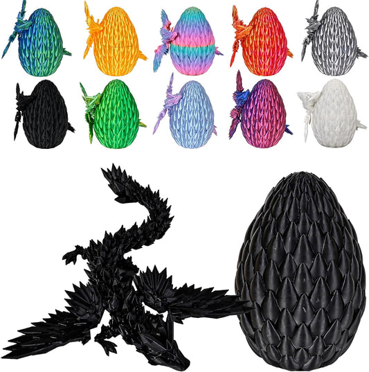 12inch Fly Dragon Egg, Year of The Dragon, 3D Printed Dragon, Executive Desk Toys, Articulated