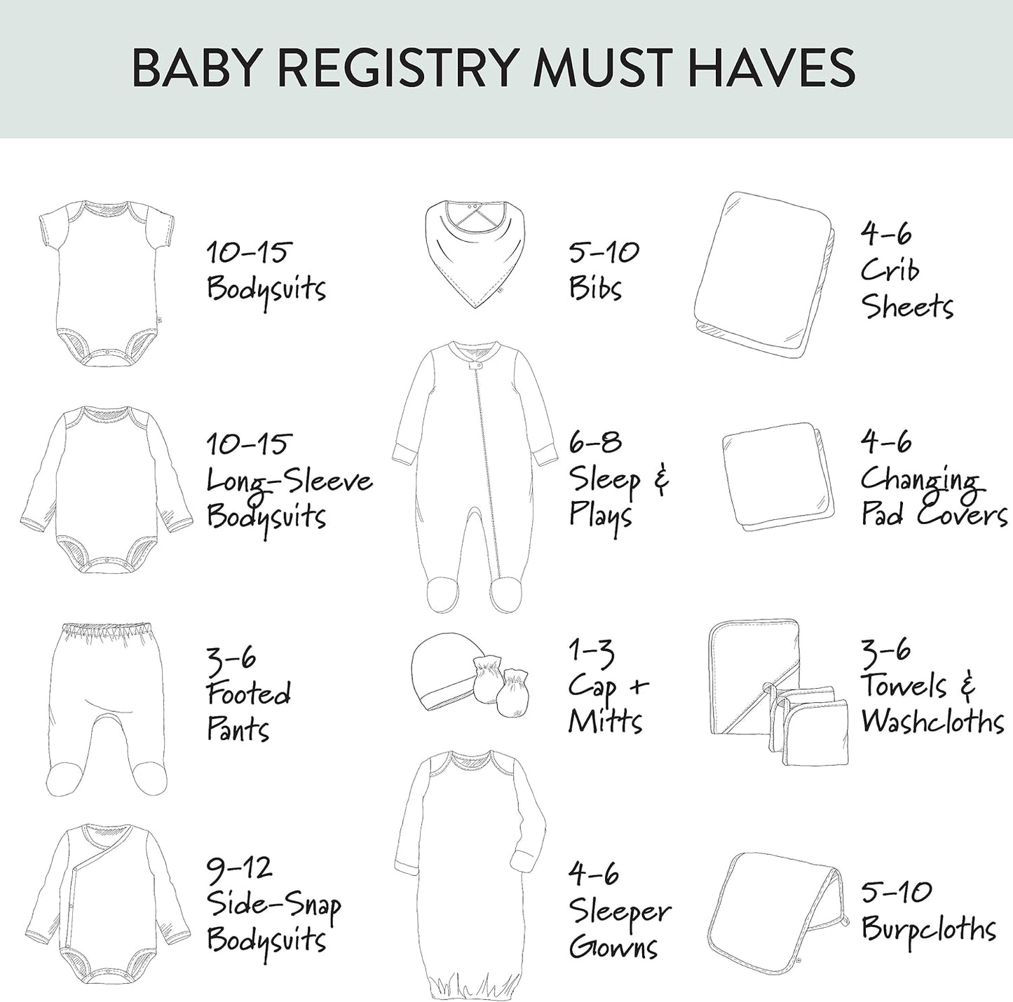 HonestBaby 3-pack Footed Pants Roomy Fit Pull on Bottoms 100% Organic Cotton for Infant Baby Boys