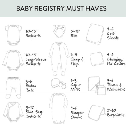 HonestBaby 3-pack Footed Pants Roomy Fit Pull on Bottoms 100% Organic Cotton for Infant Baby Boys
