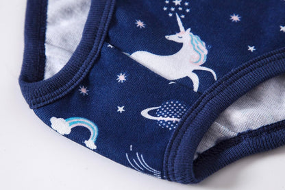 Hahan Girls Soft Panties Toddler Girls Cotton Underwear Kids Briefs