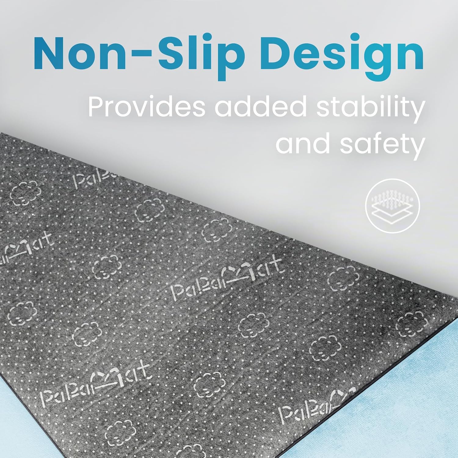 1.3" Thick Baby Play Mat,Ultra Soft Elasti-Foam 50×50 Playpen Mat for Tummy Time,Water-Repellent