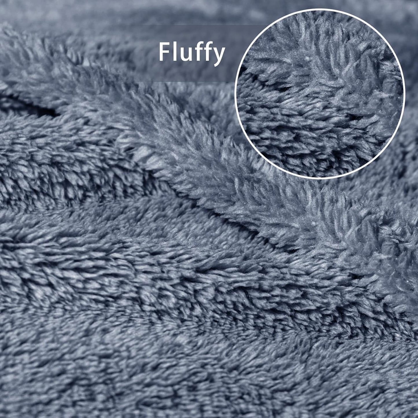 Exclusivo Mezcla Twin Size Flannel Fleece Blanket, Super Soft Velvet Plush Bed Blanket, Fuzzy Cozy