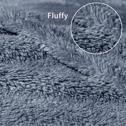 Exclusivo Mezcla Twin Size Flannel Fleece Blanket, Super Soft Velvet Plush Bed Blanket, Fuzzy Cozy