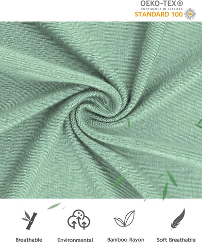 Jimonda Baby Romper Boys Girls Bamboo Pajamas 2-Way Zipper Footless Unisex Long Sleeve Sleepers