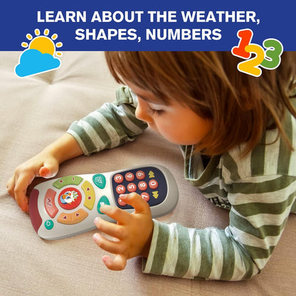 My Remote, My Program – Baby Remote Control Toy for 6 Months Old and Up – 20 Unique Learning Remote