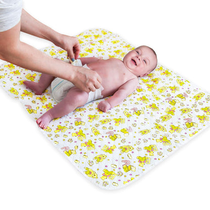 Baby Changing Mat - 31,5 x 25,5 inch Waterproof Portable Travel Changing Pad - Wipeable Liners with