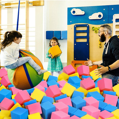 Foam Pit Cubes - 36 PCS 5 Inches Gymnastics Foam Blocks Trampoline Blocks, Multi-Sport Protective