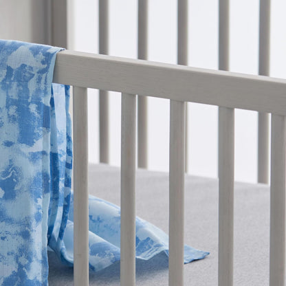 HonestBaby Unisex-Baby Fitted Crib Sheets Set Standard Mattress, 100% Organic Cotton Baby Boys