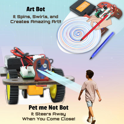 Butterfly EduFields 5in1 STEM Robotics kit | Robot Toys for Kids Ages 8 9 10 11 12 Years Old Boys