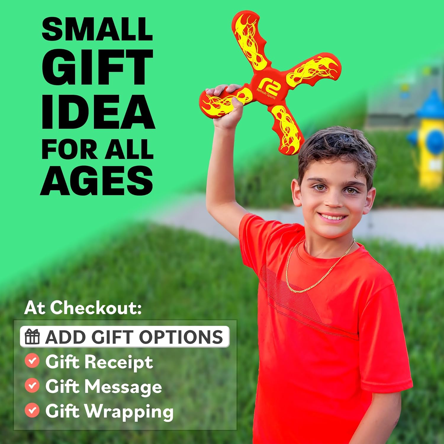 Boomerang for Kids - It Really Does Fly Back - Fun & Easy to Use Toy Gifts for Boys & Girls - Soft