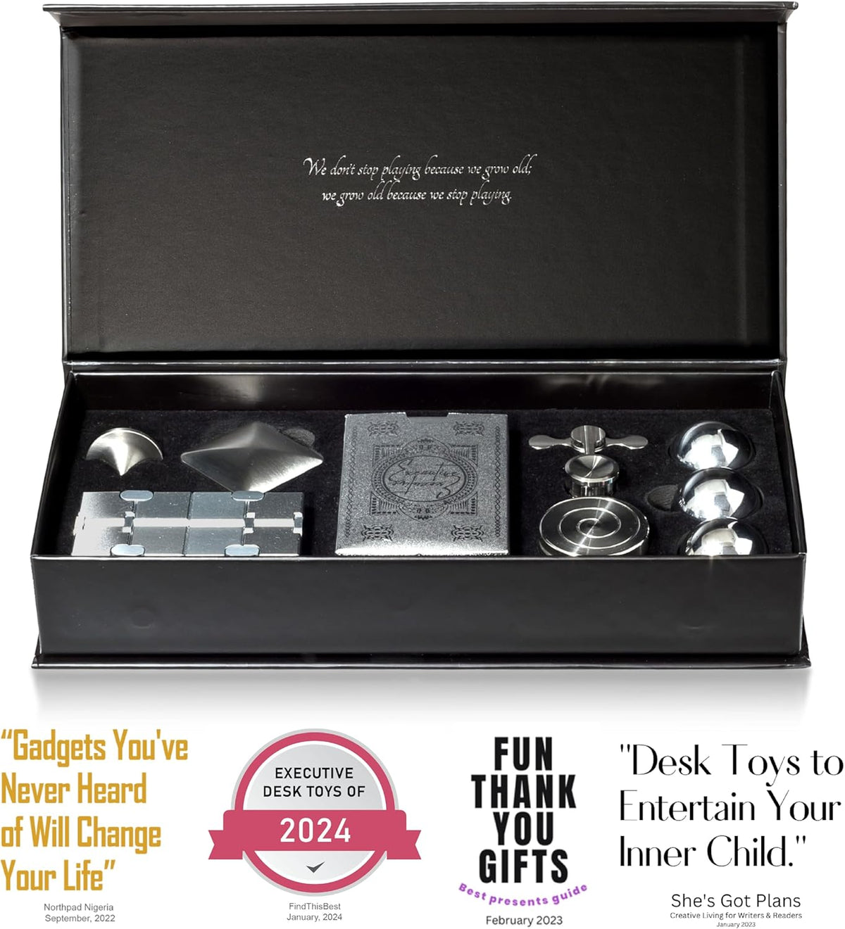 The Executive Fidget Set | Premium Sensory Stress Relief Stim Toys for Adults with ADHD, Anxiety |