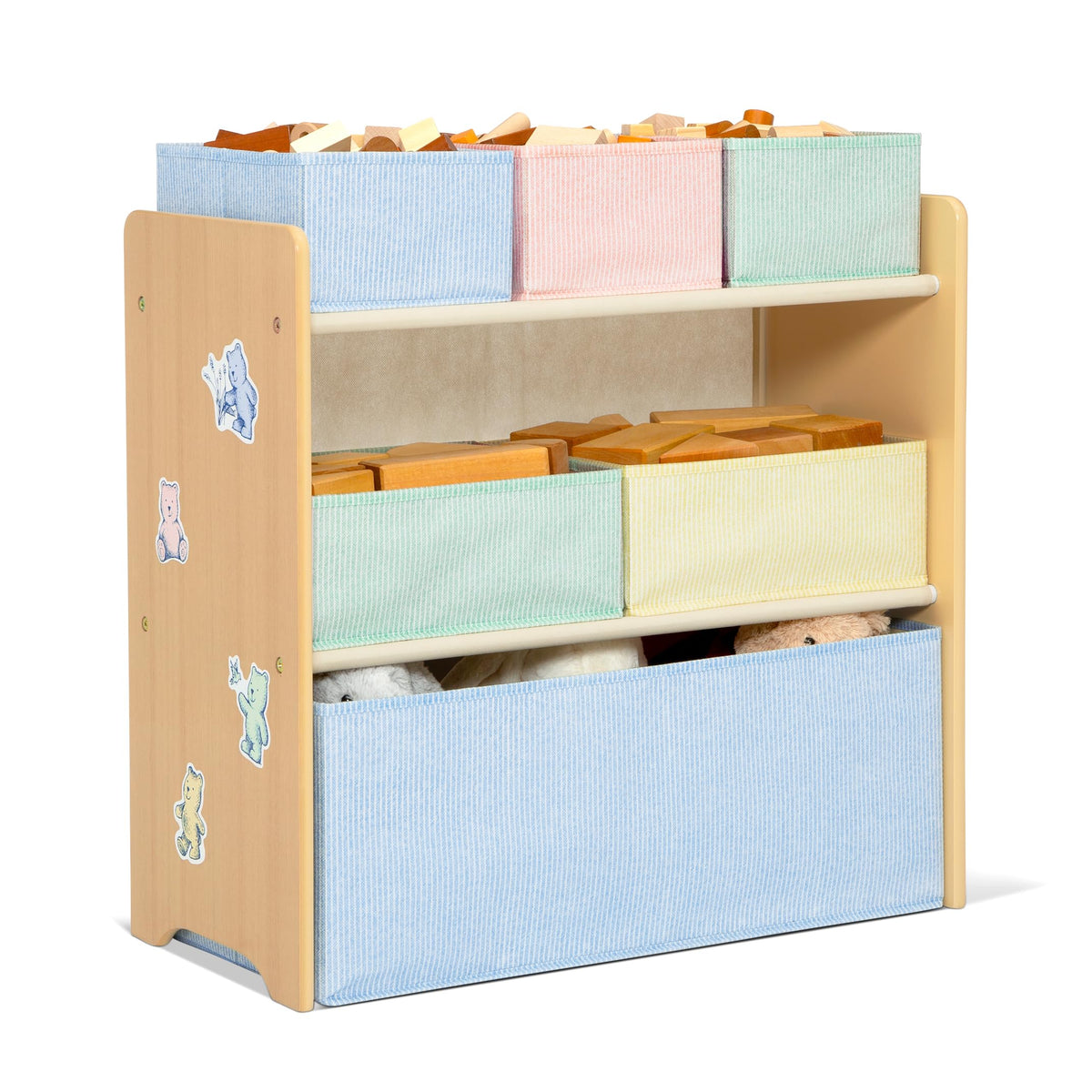 Delta Children - GapKids 6 Bin Toy Organizer - Greenguard Gold Certified, Pastel
