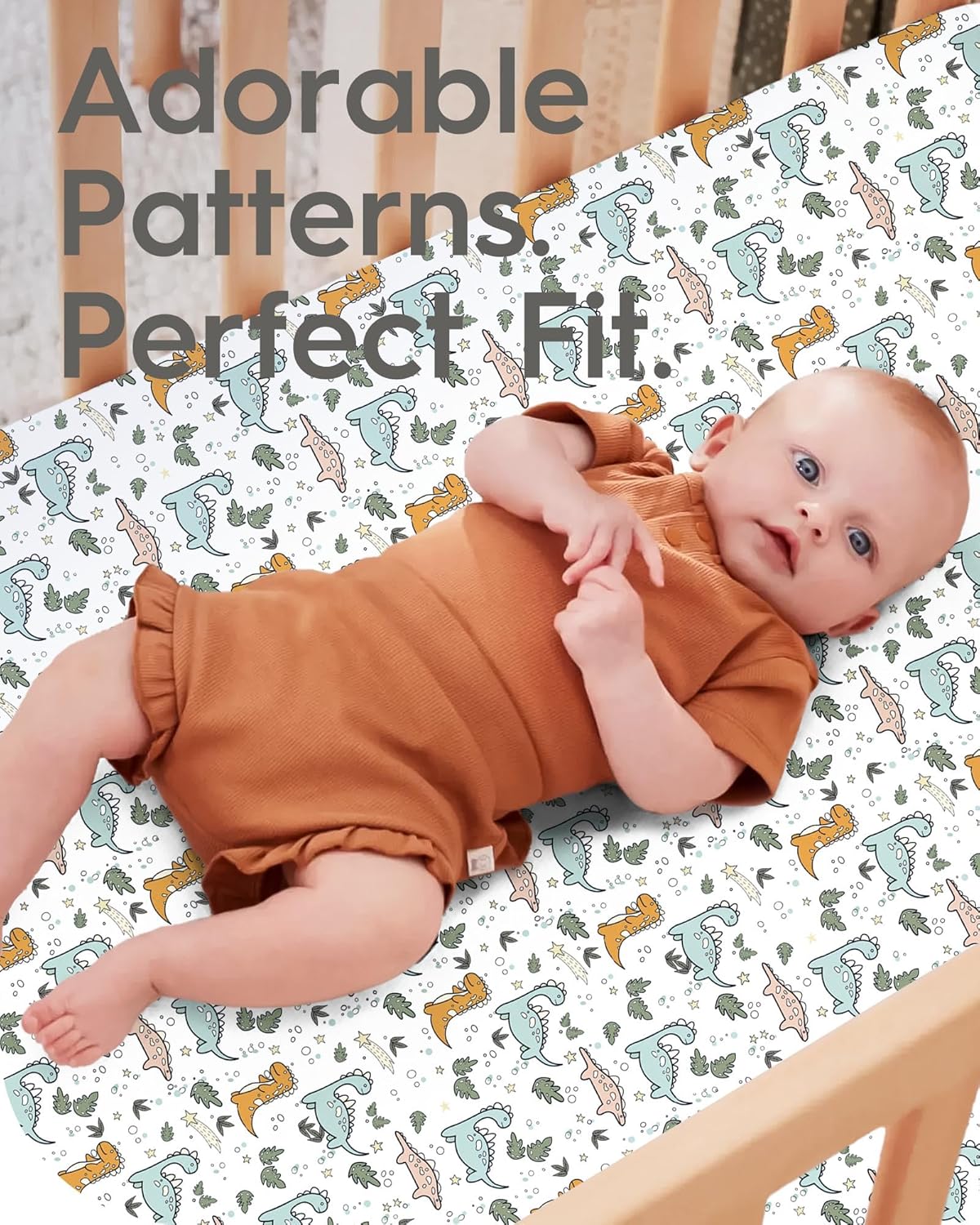 Baby Crib Sheets Boy Girl for Standard Crib Mattress - Ultra Soft Jersey Knit Neutral Crib Mattress