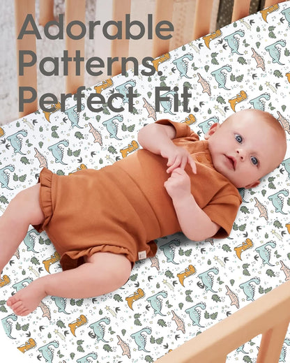 Baby Crib Sheets Boy Girl for Standard Crib Mattress - Ultra Soft Jersey Knit Neutral Crib Mattress