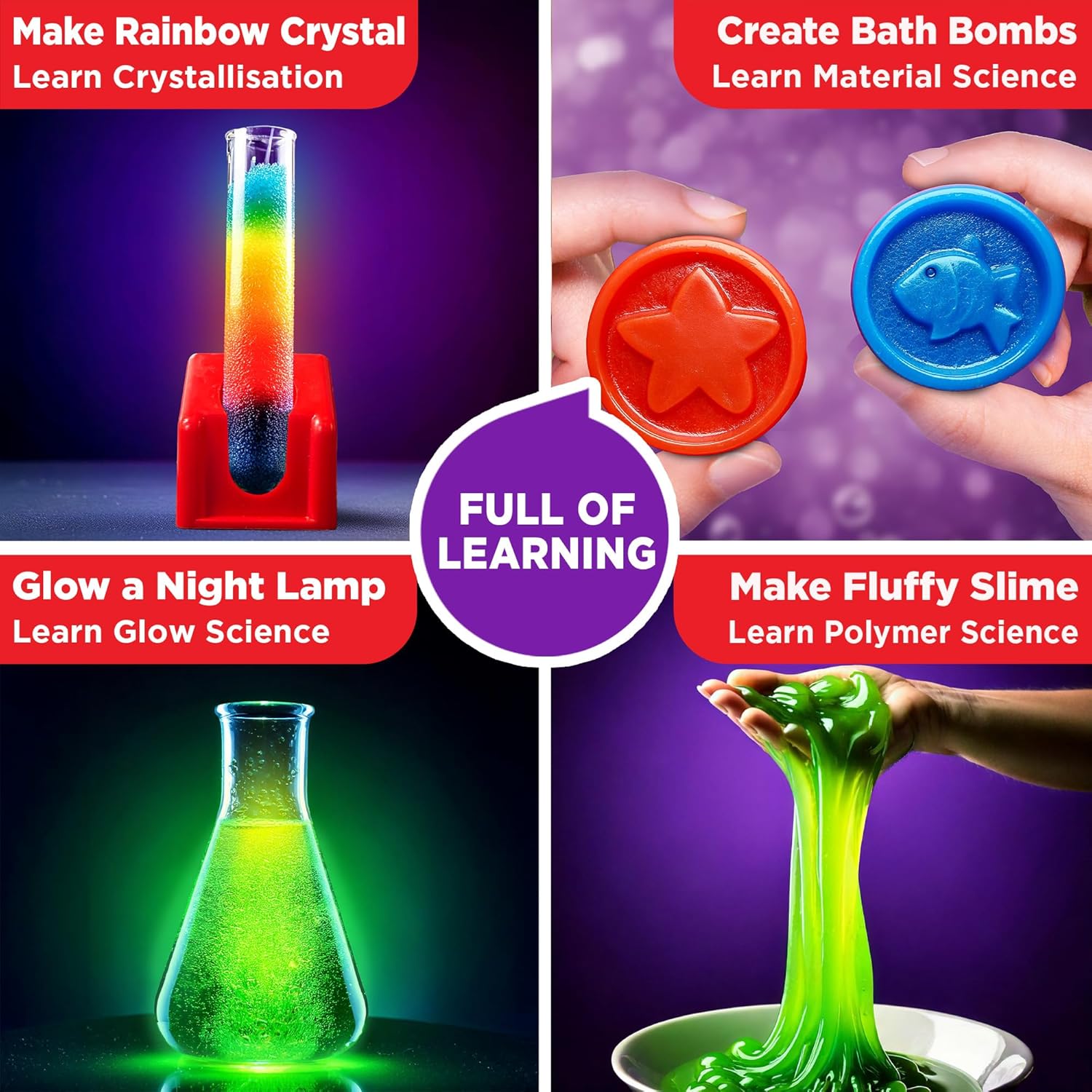 Doctor Jupiter Ultimate Science Kit, Chemistry Set for Kids Ages 8-9-10-11-12-13-14 | Birthday Gift
