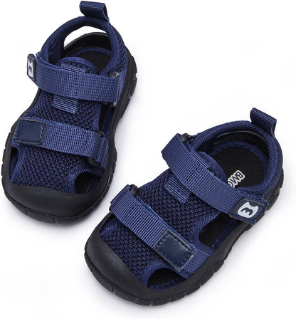 BMCiTYBM Baby Boy Girl Closed Toe Summer Sandals Lightweight Shoes Infant Non-Slip First Walking