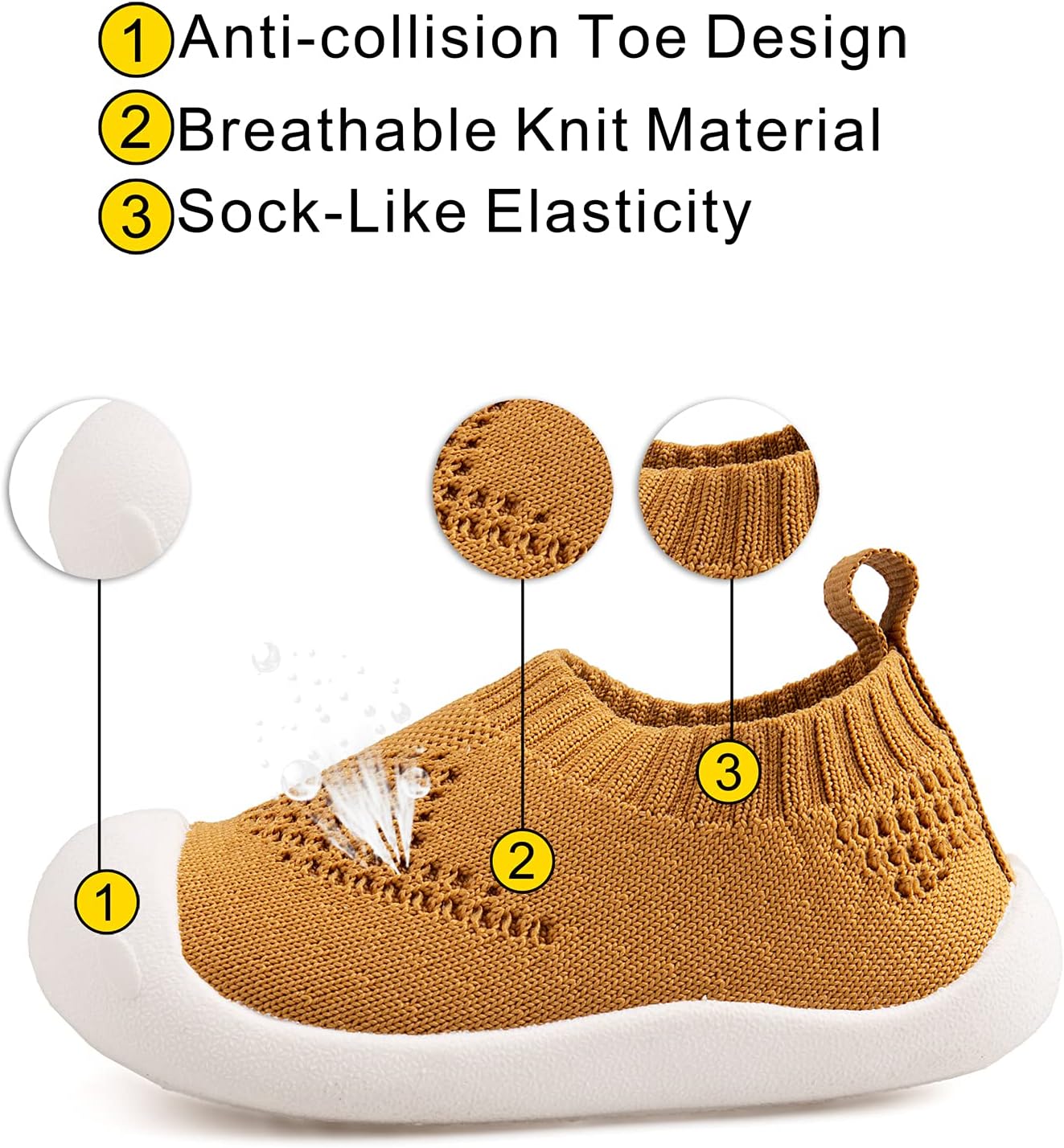 Baby First-Walking Shoes 1-4 Years Kid Shoes Trainers Toddler Infant Boys Girls Soft Sole Non Slip