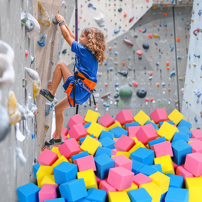 Foam Pit Cubes - 36 PCS 5 Inches Gymnastics Foam Blocks Trampoline Blocks, Multi-Sport Protective