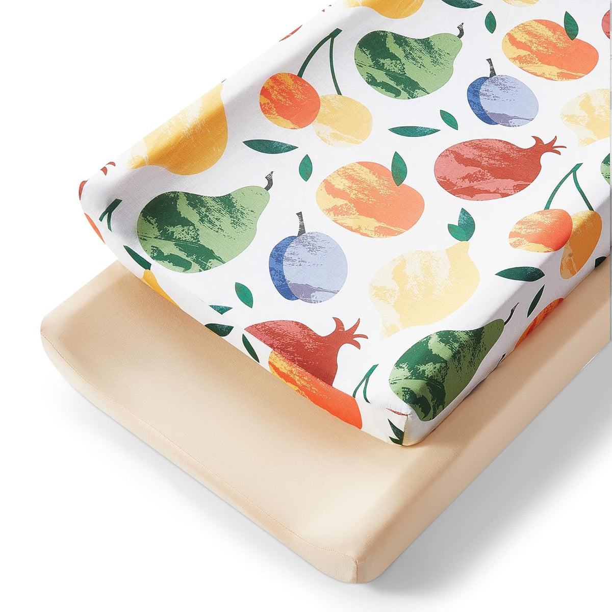 TILLYOU Baby Changing Pad Cover, Changing Table Cover for Girls Boys, Ultra Soft Breathable, 2 Pack