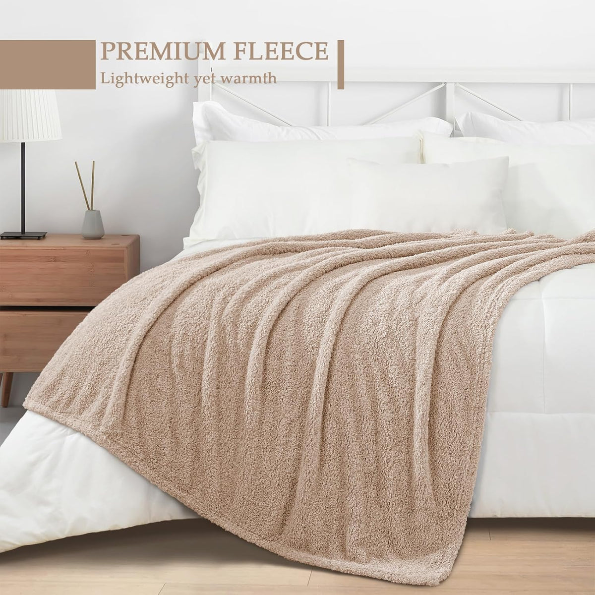 Exclusivo Mezcla Fleece Blanket for Couch, Soft and Cozy Twin Blankets for Women Men Girls Kids