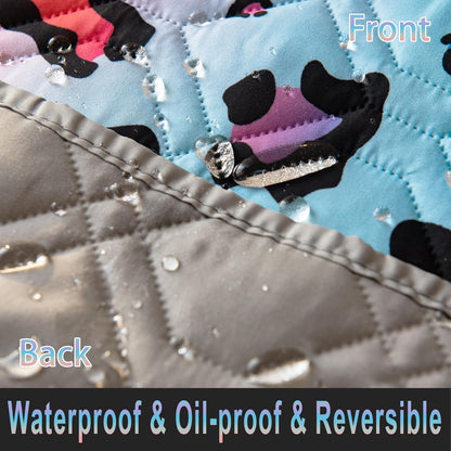 Waterproof Dog Bed Cover 68x82inch Reversible Pad Reusable Camping Mat for Kids/Pet/Dog/Cat