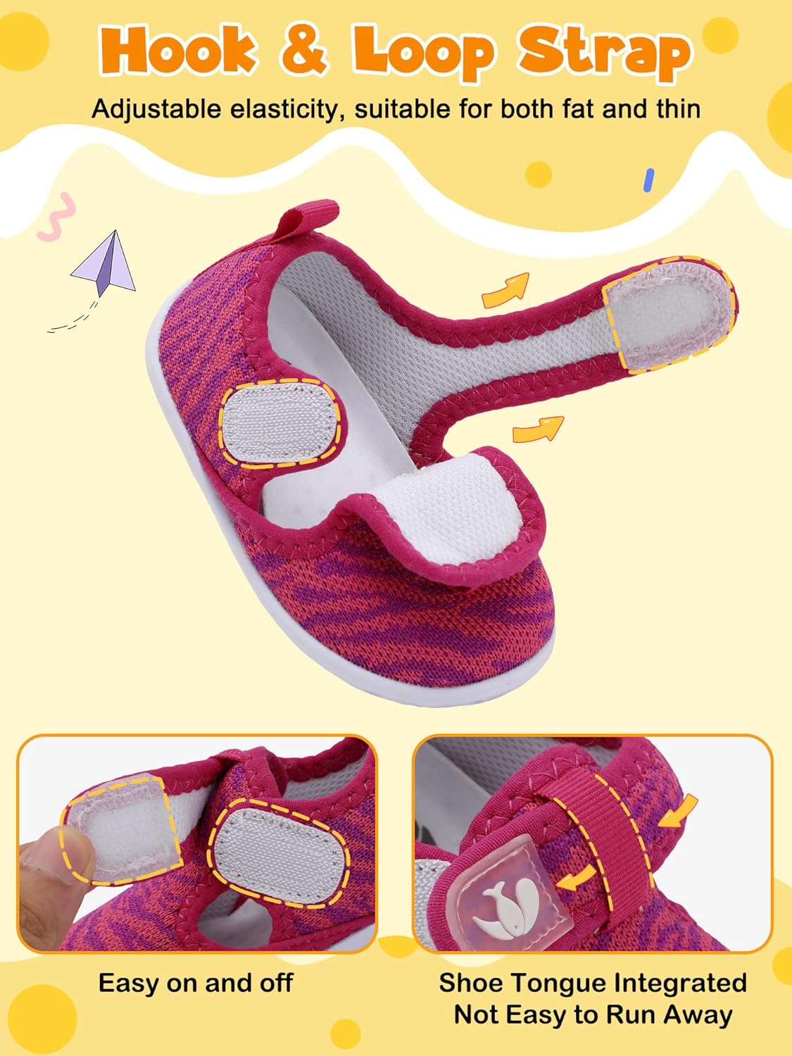 FEETCITY Barefoot Baby Shoes Girls Boys Walking Shoes Infant Sneakers Lightweight Flexible Newborn