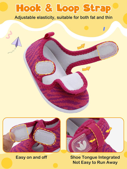 FEETCITY Barefoot Baby Shoes Girls Boys Walking Shoes Infant Sneakers Lightweight Flexible Newborn